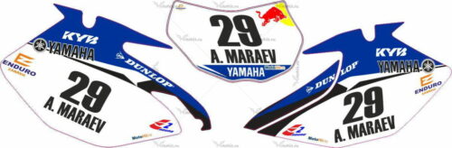 Комплект наклеек Yamaha YZF-WR-450 2007 VOVES-PARTS