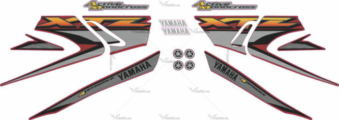 Комплект наклеек Yamaha XTZ-125 2004