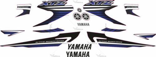 Комплект наклеек Yamaha XTZ-125 2008