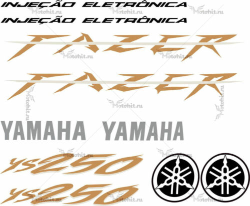 Комплект наклеек Yamaha YS-250 2009 FAZER