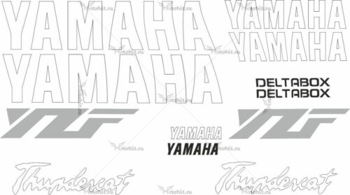 Комплект наклеек Yamaha YZF-600 THUNDERCAT-SILVER