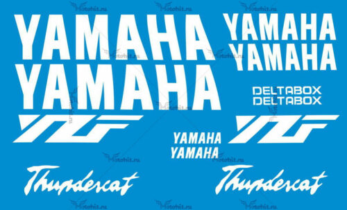 Комплект наклеек Yamaha YZF-600 THUNDERCAT-WHITE