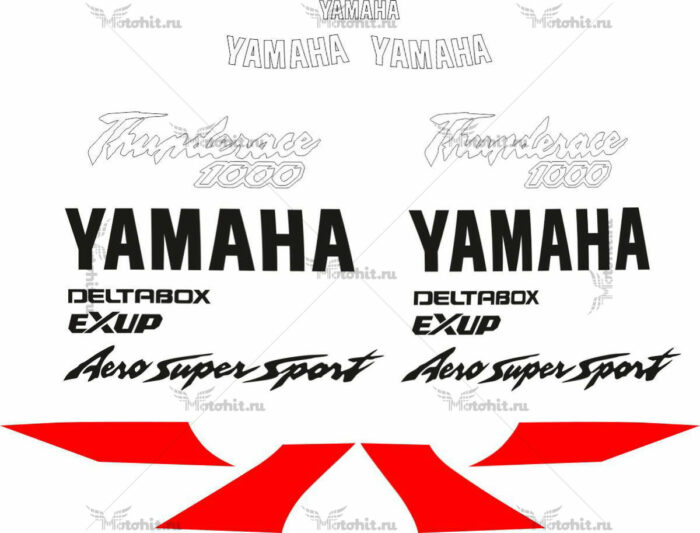 Комплект наклеек Yamaha YZF-1000-R 1996-2003 THUNDERACE