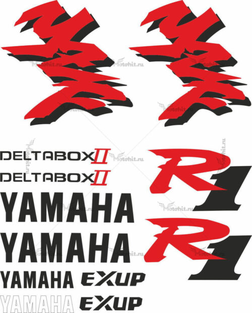 Комплект наклеек Yamaha YZF-R1 1998 TXT