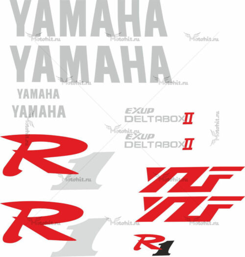 Комплект наклеек Yamaha YZF-R1 1999-2003 PROMO