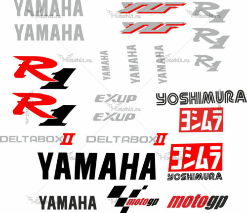 Комплект наклеек Yamaha YZF-R1 2000 YOUSHIMURA