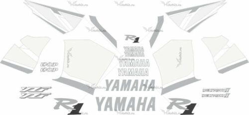 Комплект наклеек Yamaha YZF-R1 2001 SILVER