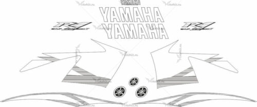 Комплект наклеек Yamaha YZF-R1 2004