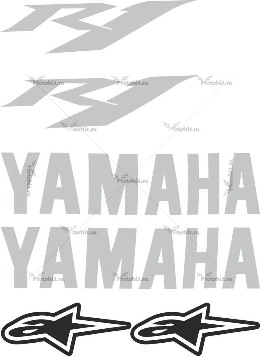 Комплект наклеек Yamaha YZF-R1 2008 TXT