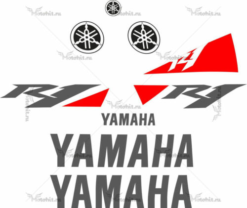 Комплект наклеек Yamaha YZF-R1 2010 FOR-WHITE