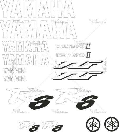 Комплект наклеек Yamaha YZF-R6 1999 2