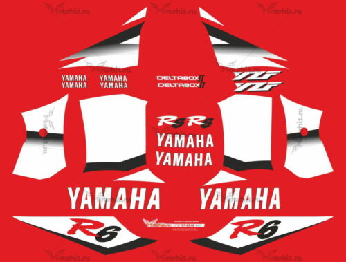 Комплект наклеек Yamaha YZF-R6 2002 GRADIENT