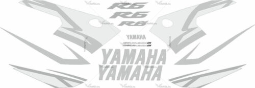 Комплект наклеек Yamaha YZF-R6 2004