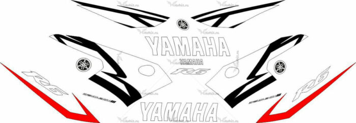 Комплект наклеек Yamaha YZF-R6 2004 FULL