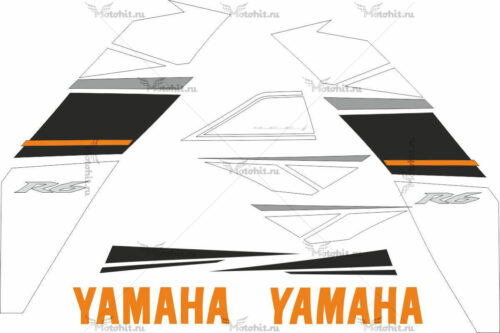 Комплект наклеек Yamaha YZF-R6 2008-2009
