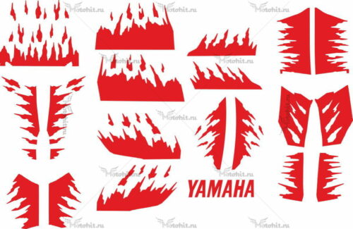 Комплект наклеек Yamaha YZF-R6 STREETFIGHTER