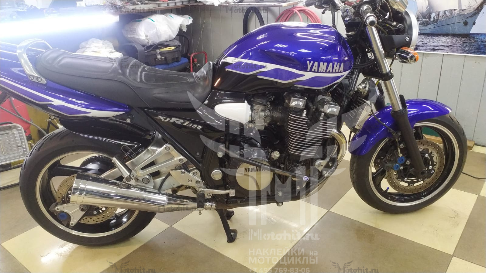 XJR 1300 ветровик GIVI