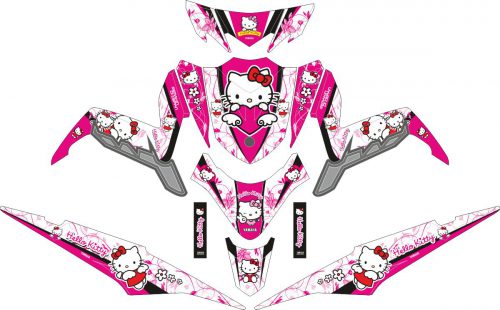 Комплект наклеек на скутер YAMAHA XEON GT 125 HELLO KITTY PINK
