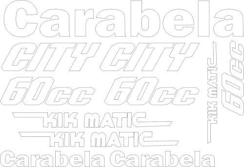 Комплект наклеек на Carabela City 60cc