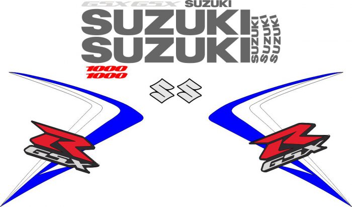 Комплект наклеек на SUZUKI GSX-R-1000