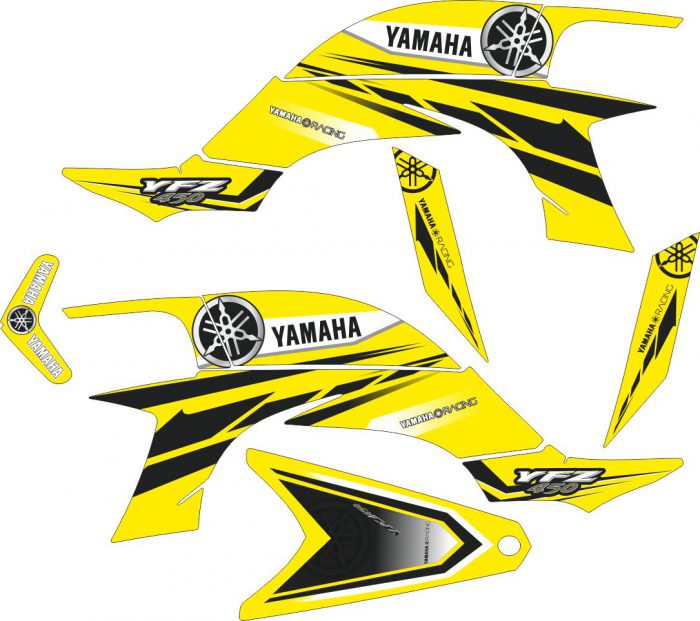 Комплект наклеек на YAMAHA YFZ-450R 2003-2008 10