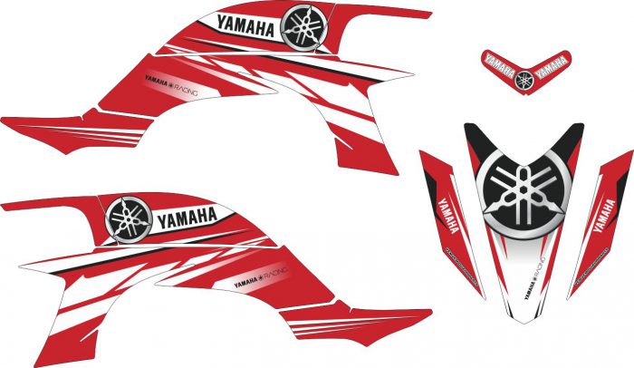 Комплект наклеек на YAMAHA YFZ-450R 2003-2008 14