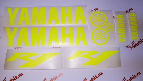 Комплект Yamaha R1 жёлтый неон