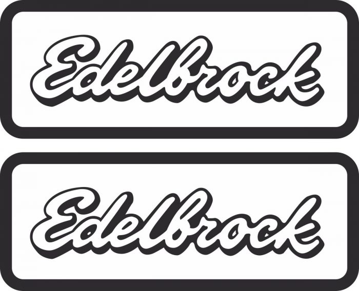Наклейка логотип EDELBROCK