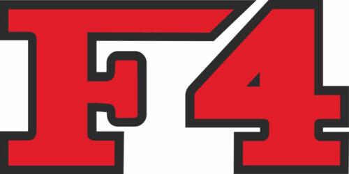 Наклейка логотип F4