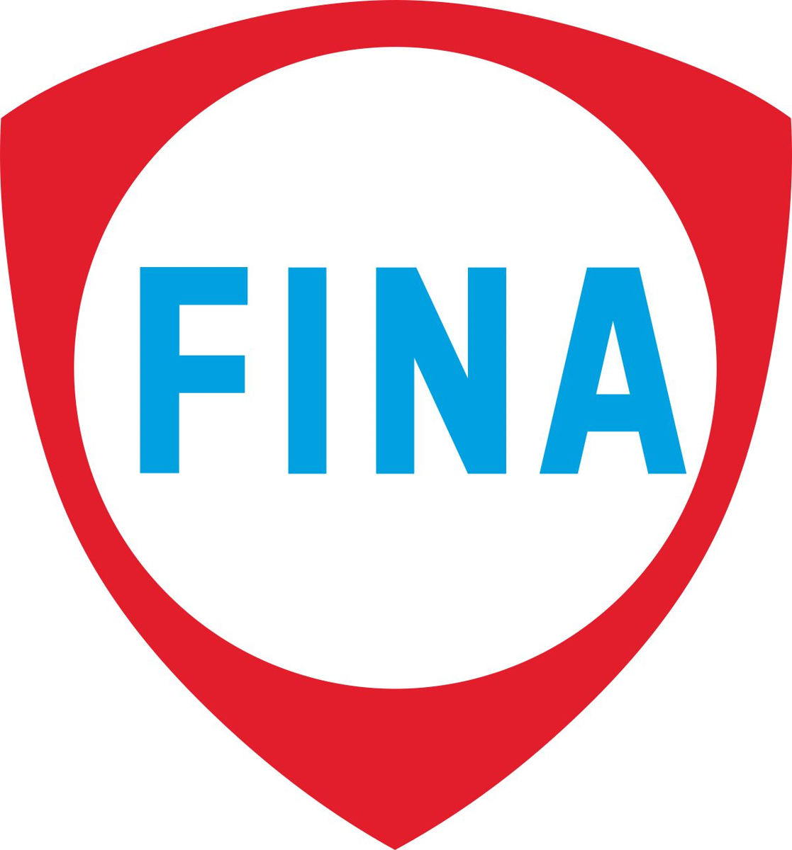 Наклейка логотип FINA