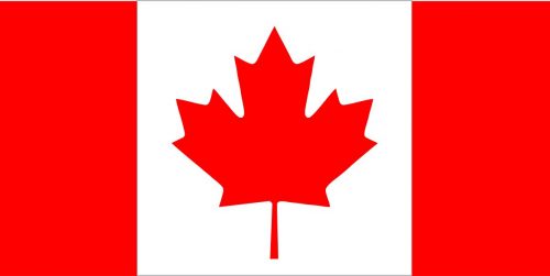 Наклейка логотип FLAG-CANADA