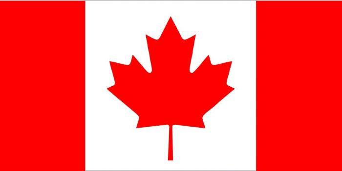 Наклейка логотип FLAG-CANADA