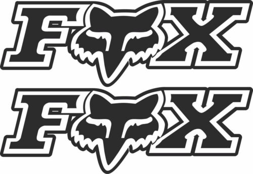 Наклейка логотип FOX 2