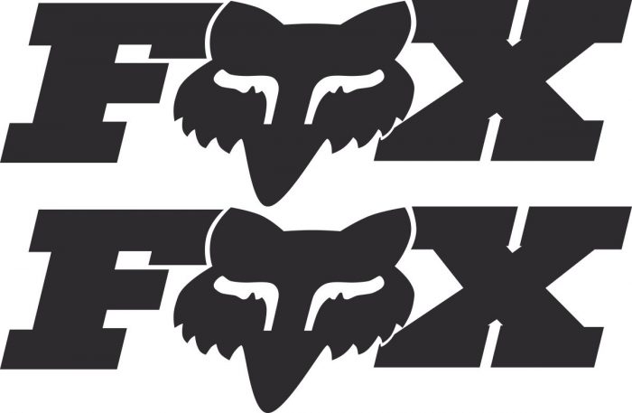 Наклейка логотип FOX-2