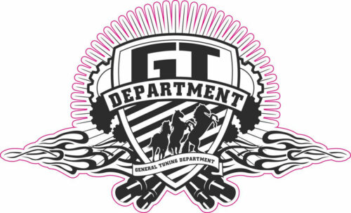 Наклейка логотип GT-DEPARTMENT
