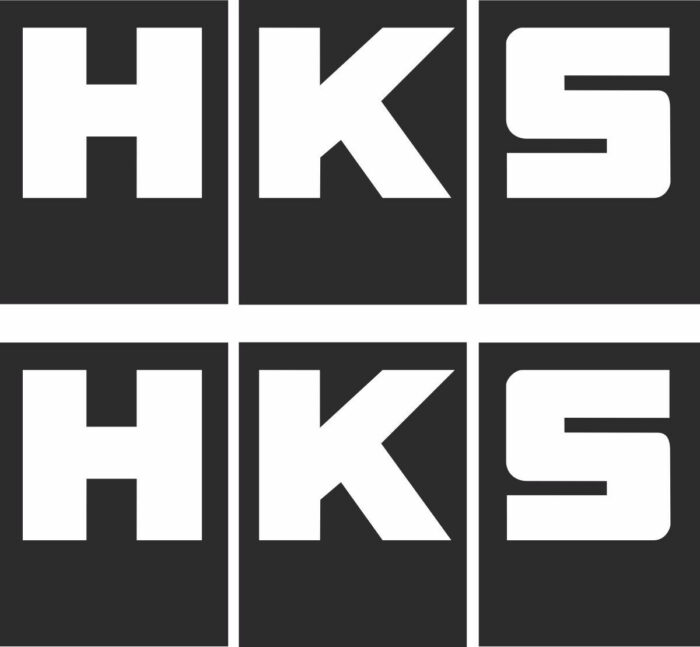 Наклейка логотип HKS-BLACK
