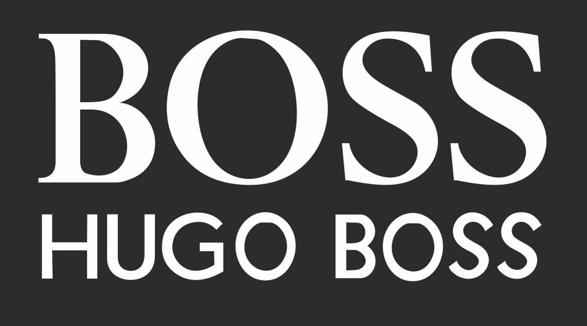 Наклейка логотип HUGO-BOSS