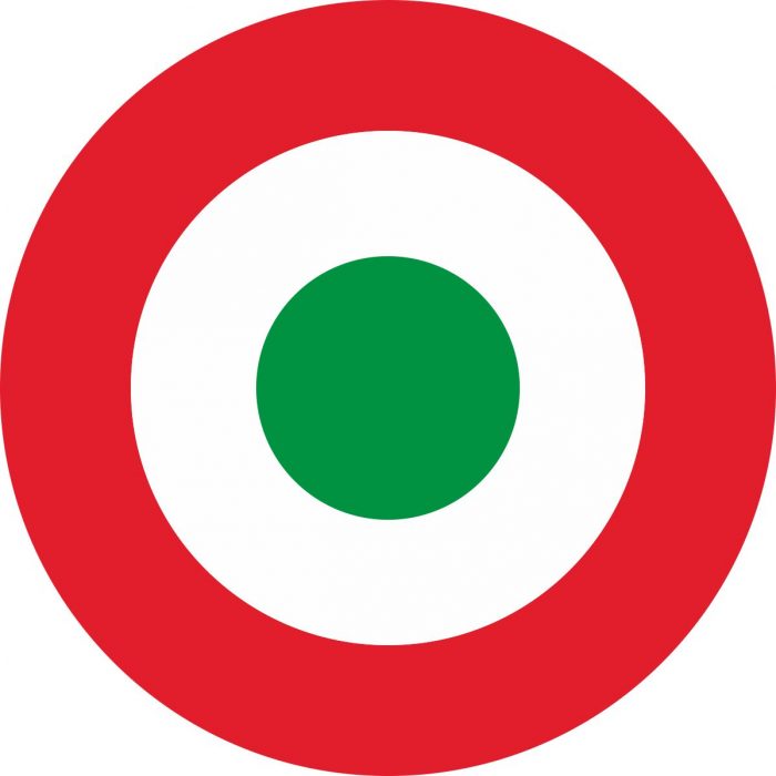 Наклейка логотип ITALY-AIR-FORCE