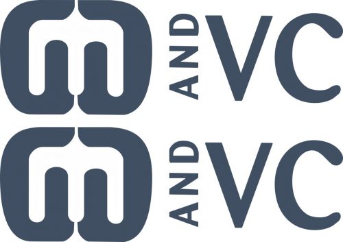 Наклейка логотип MANDVC