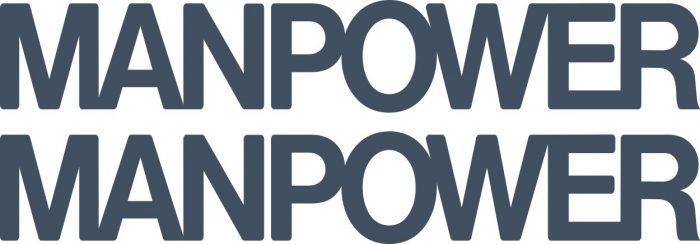 Наклейка логотип MANPOWER