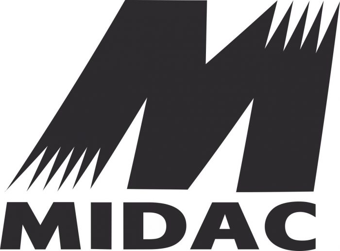 Наклейка логотип MIDAC