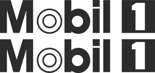 Наклейка логотип MOBIL1-BLACK
