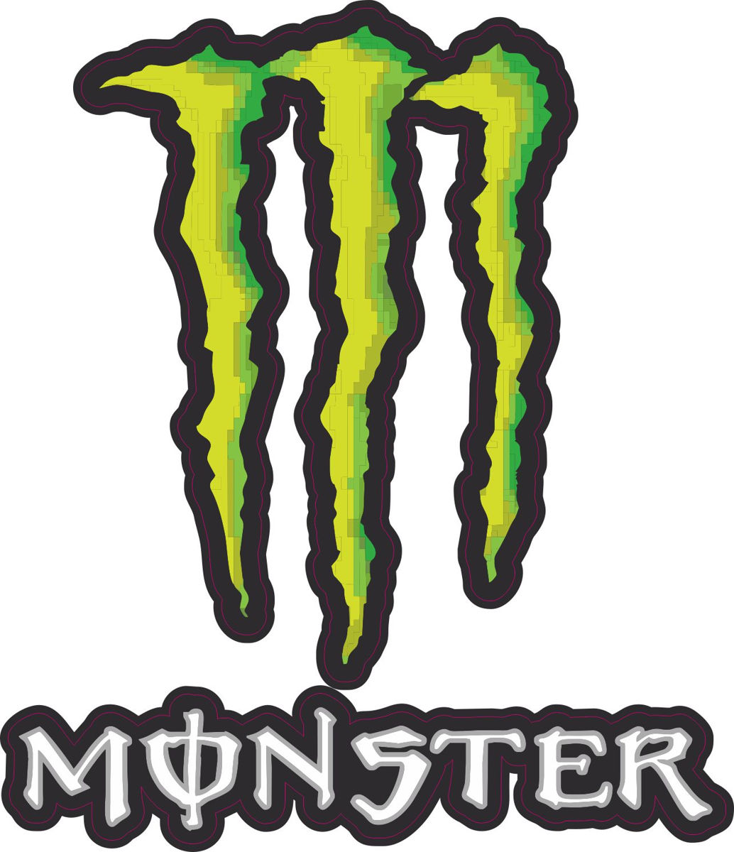 Наклейка логотип MONSTER