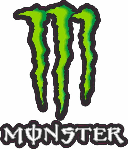 Наклейка логотип MONSTER