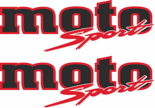 Наклейка логотип MOTO-SPORT