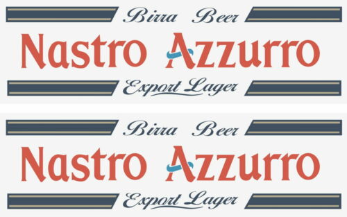 Наклейка логотип NASTRO-AZZURO