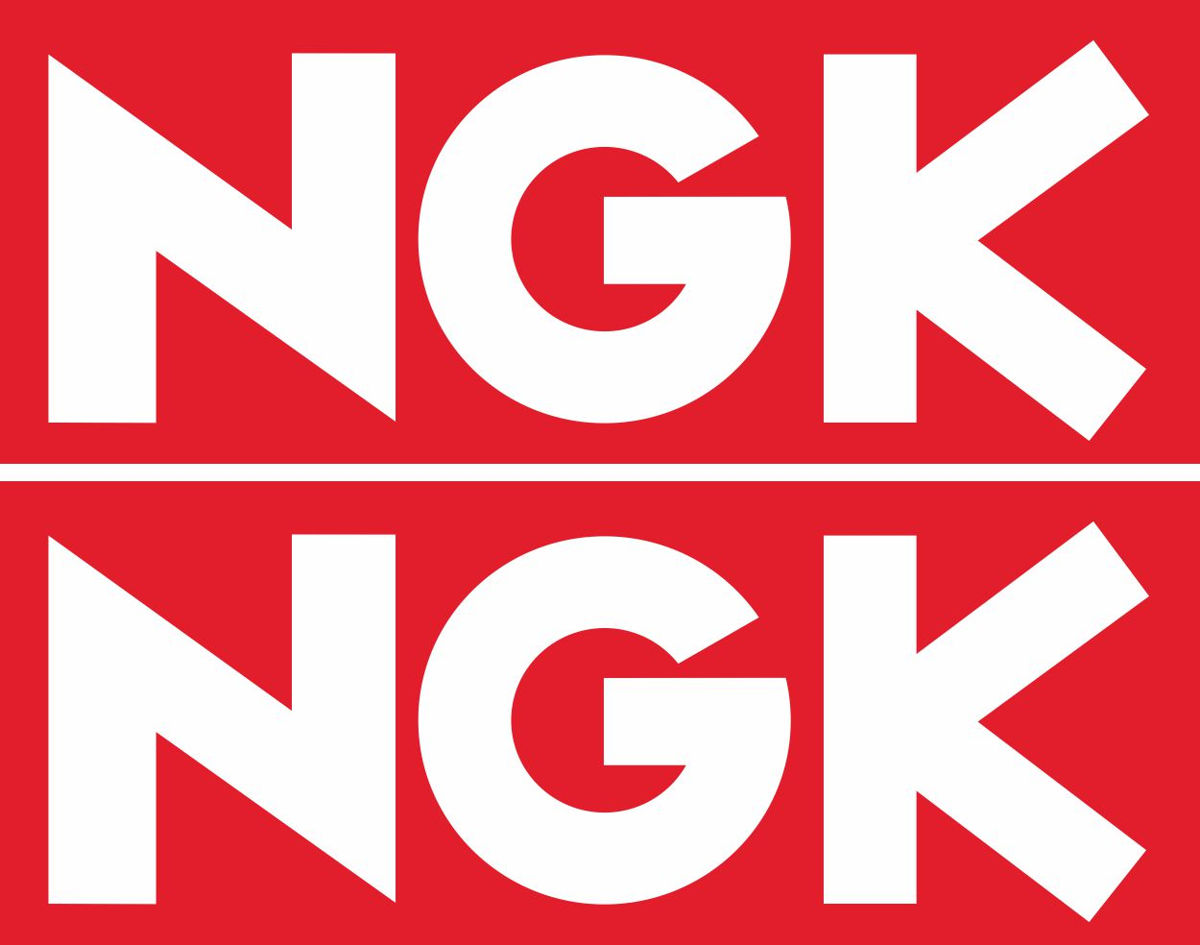 Наклейка логотип NGK-RED
