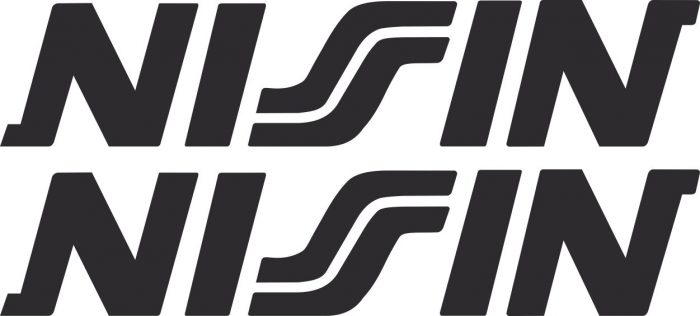 Наклейка логотип NISIN