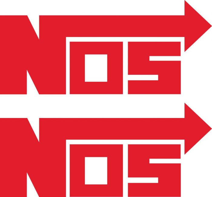 Наклейка логотип NOS