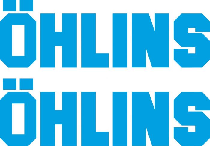 Наклейка логотип OHLINS-2